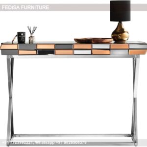 Hampton Style Console Table Half Moon Console Small Modern Console Table